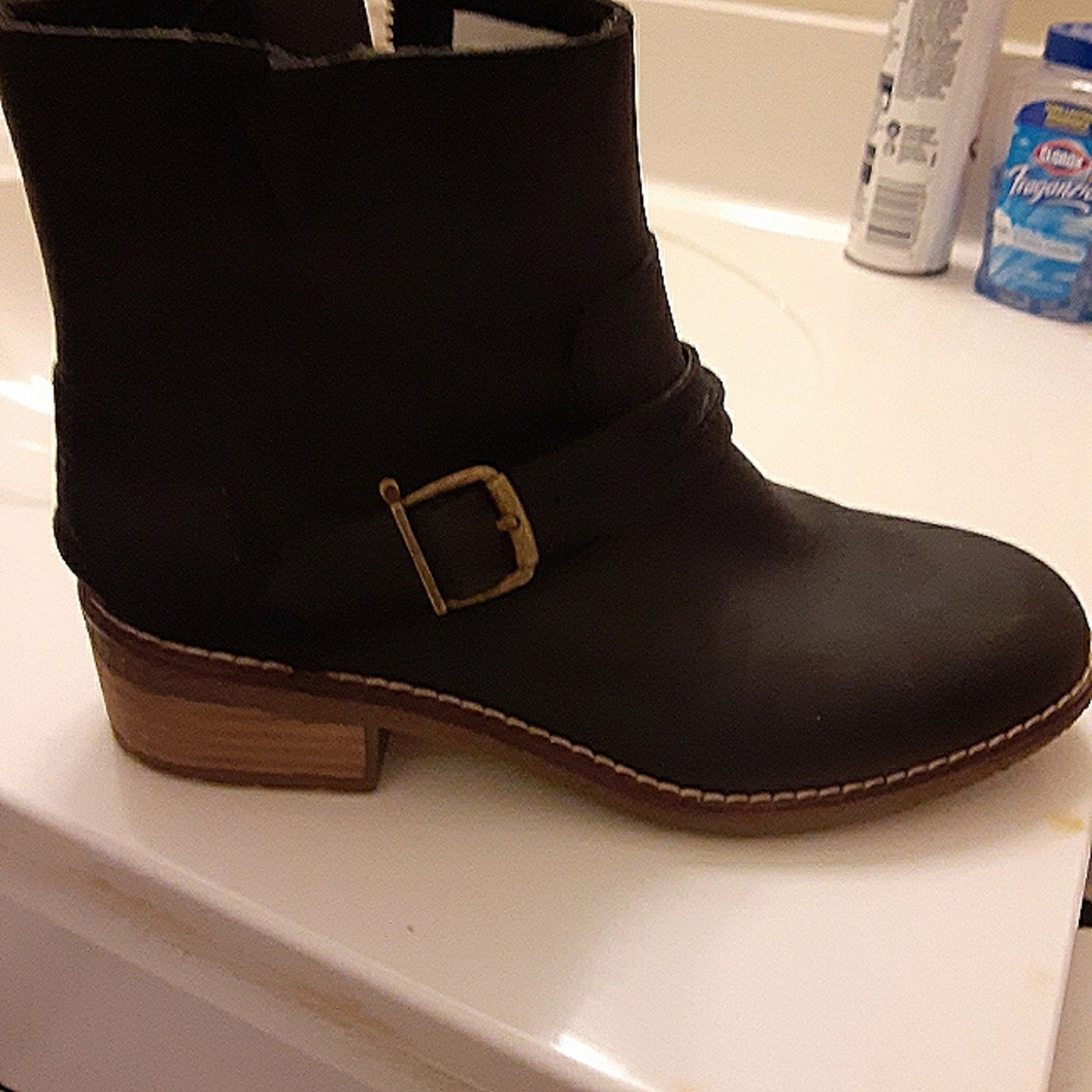 Ankle Sperry Boots Women's Size 5.5 Black